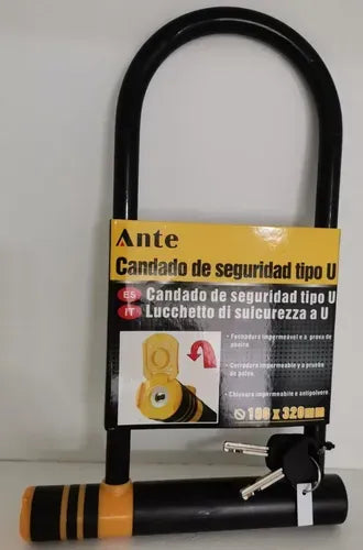 Candado Para Bicicletas Y Motos Anti-robo Tipo U-lockferreteria-online-barata