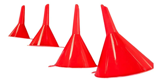 Embudo De Cocina Akilda Embudo Plástico Color Rojoferreteria-online-barata