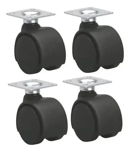 Ruedas giratorias para muebles 40mm pack 4 uniferreteria-online-barata
