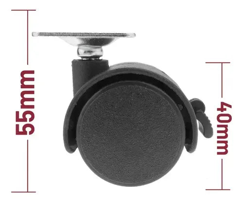 Ruedas giratorias para muebles 40mm pack 4 uniferreteria-online-barata