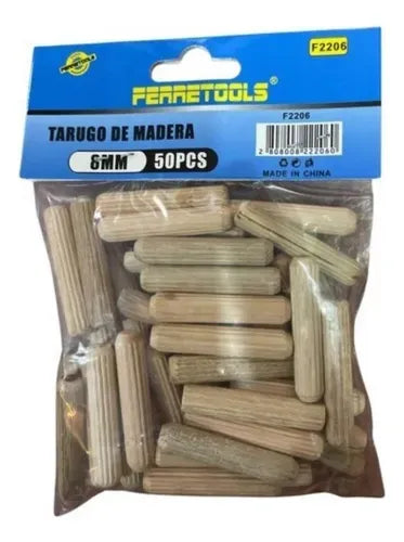 Tarugo De Madera 8mm Bolsa 50und Resistenteferreteria-online-barata
