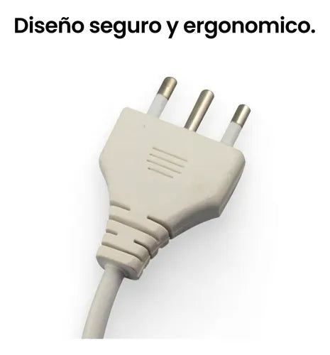 Alargador Zapatilla 5 Enchufes Certificado 5m Switch Blancoferreteria-online-barata