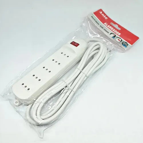 Alargador Zapatilla 5 Enchufes Certificado 3m + Interruptorferreteria-online-barata