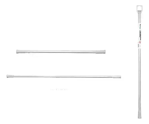 Barra De Baño 110-200cms Cortina De Ducha Acero Color Blancoferreteria-online-barata