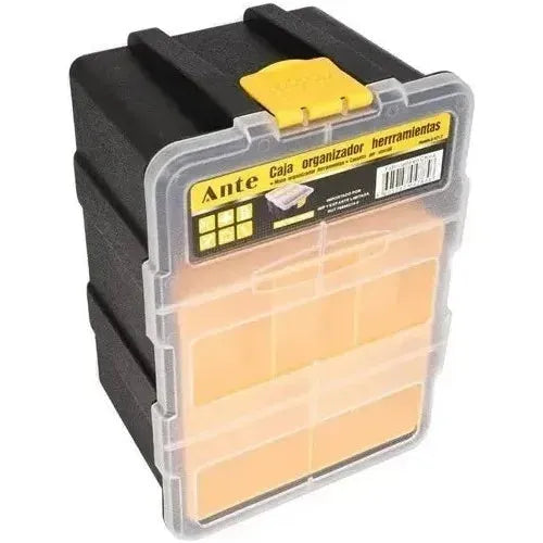 Caja Modular Desmontable Piezas Pequeñas 220x155x120mm Ante Color Negroferreteria-online-barata