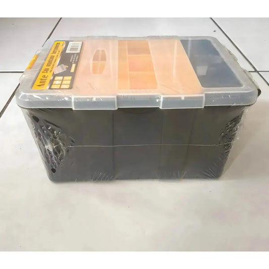Caja Modular Desmontable Piezas Pequeñas 220x155x120mm Ante Color Negroferreteria-online-barata