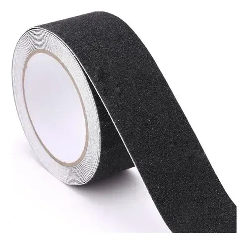 CINTA ANTIDESLIZANTE GRIS 5MT X 25MM ADHESIVA PARA PISO MARCA ANTEferreteria-online-barata