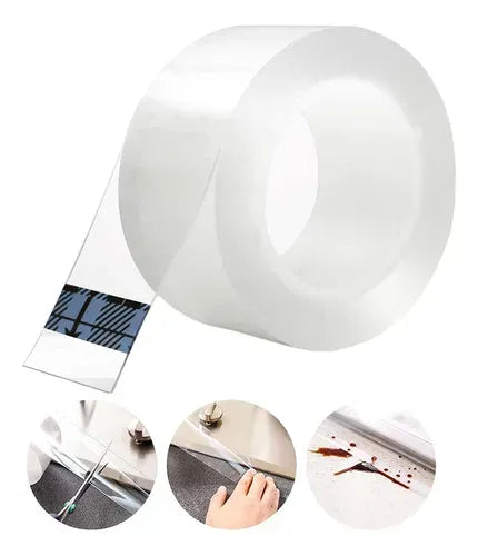 Cinta Aislante Pvc Transparente 2m 19mm Doble Cara 2x19mmferreteria-online-barata