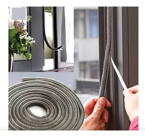 Cinta/cepillo Burlete Aislante Térmico Puerta/ventana 5x9ferreteria-online-barata
