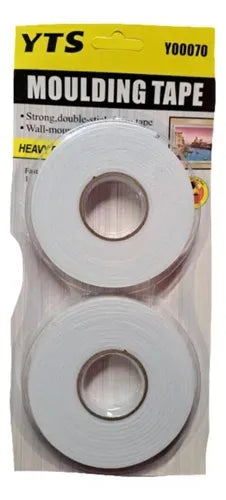 Cinta Doble Faz Yts 1.8cm X 6m 2 Packs Mateferreteria-online-barata