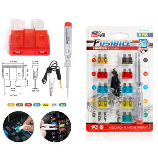 Kmt Kit Fusibles + Probador Corriente Auto/camionetaferreteria-online-barata