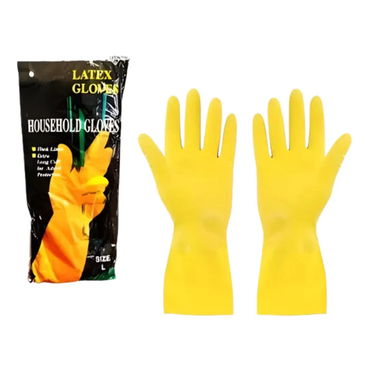 Guantes Látex Amarillo - Limpieza - Talla Lferreteria-online-barata
