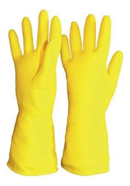 Guantes Látex Amarillo - Limpieza - Talla Lferreteria-online-barata