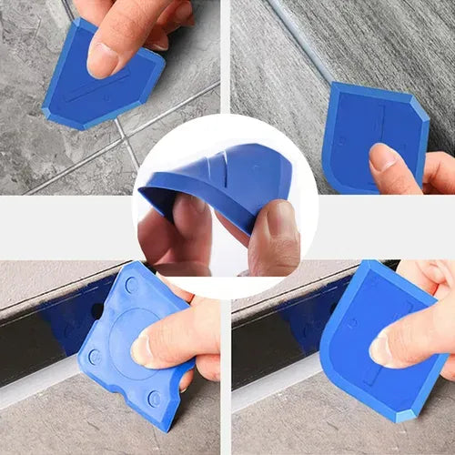 Kit Raspador Calafateo Removedor Y Alisador De Silicona 3pcsferreteria-online-barata