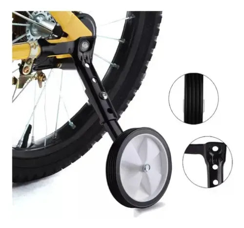 Ruedas Bicicleta Para Niños Auxiliares Aro 12 A 20ferreteria-online-barata