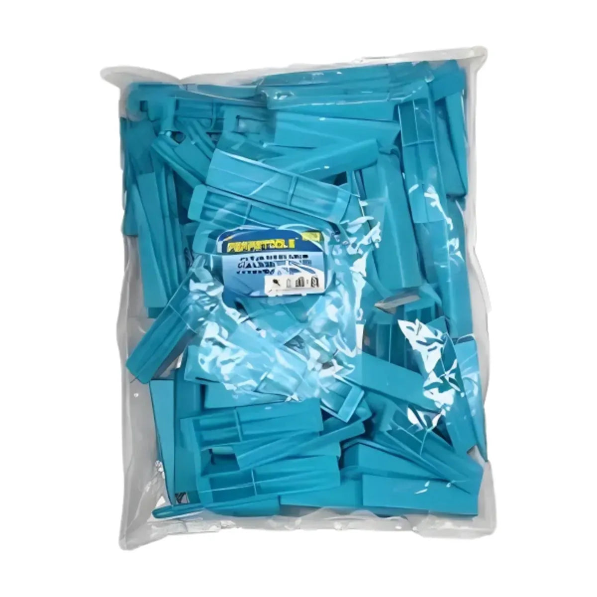 Cuñas De Nivelación Para Cerámica Y Porcelanato 100pcs Color Azulferreteria-online-barata