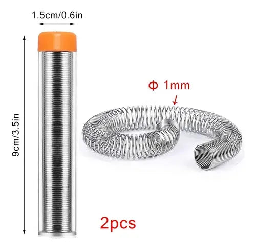 Soldadura Tubo Estaño/plomo De 1.0 Mm Para Electronicaferreteria-online-barata