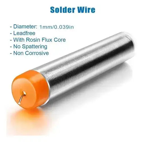 Soldadura Tubo Estaño/plomo De 1.0 Mm Para Electronicaferreteria-online-barata