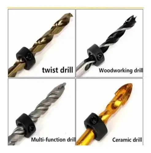 Topes Metálicos Para Brocas 3 A 16 Mm +llave Allen Guíaferreteria-online-barata