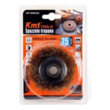 Grata cepillo de alambre cónico 75mm 6p/72ferreteria-online-barata