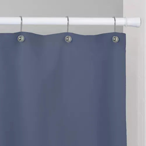 Barra De Baño 110-200cms Cortina De Ducha Acero Color Blancoferreteria-online-barata