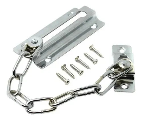 Cadena De Seguridad Para Puertas 2pcs Fácil Instalaciónferreteria-online-barata