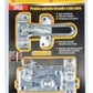 Cadena De Seguridad Para Puertas 2pcs Fácil Instalaciónferreteria-online-barata