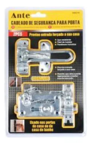 Cadena De Seguridad Para Puertas 2pcs Fácil Instalaciónferreteria-online-barata