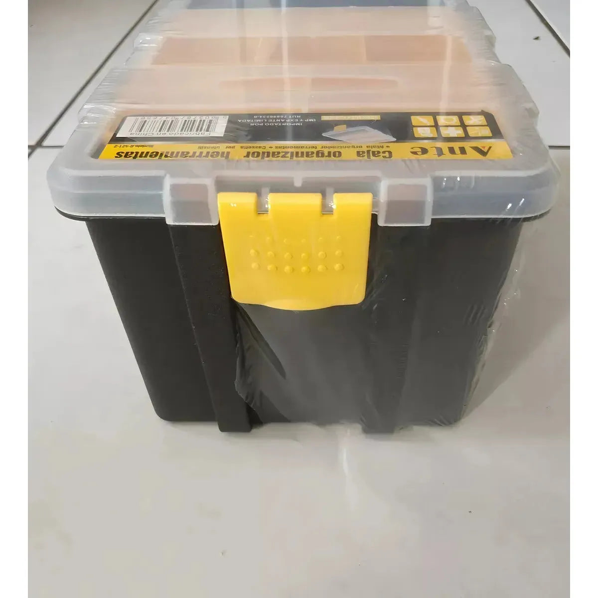 Caja Modular Desmontable Piezas Pequeñas 220x155x120mm Ante Color Negroferreteria-online-barata