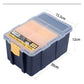 Caja Modular Desmontable Piezas Pequeñas 220x155x120mm Ante Color Negroferreteria-online-barata
