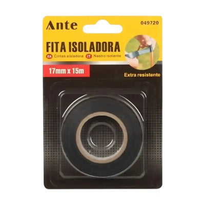 Cinta Aislante Negra / Huincha Aisladora 17mmx15m Ex. Fuerteferreteria-online-barata