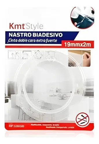 Cinta Aislante Pvc Transparente 2m 19mm Doble Cara 2x19mmferreteria-online-barata