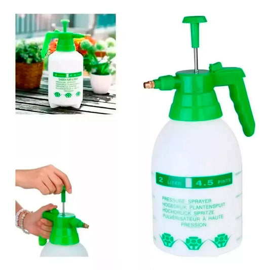 Fumigador Pulverizador Rociador 2 Litros Bomba Manual Color Blancoferreteria-online-barata