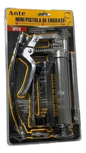 Grasera Manual Mini Pistola Engrasadora De Acero 5 Piezasferreteria-online-barata
