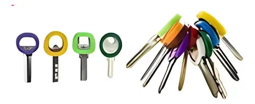 Identificador De Llave Goma 4 Color Surtido Seguridadferreteria-online-barata