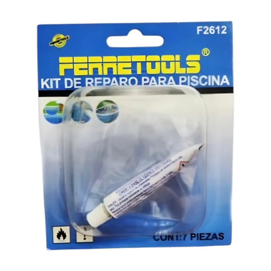 Kit Reparación Piscinas Colchones Inflables Infantiles 7 Pcsferreteria-online-barata