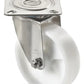 Rueda Carrito Giratorio Base Metal Blanca 50mm Pack 4ferreteria-online-barata
