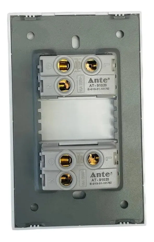 Tomacorriente Enchufe Doble 16a 250v Blanco Certificado Secferreteria-online-barata